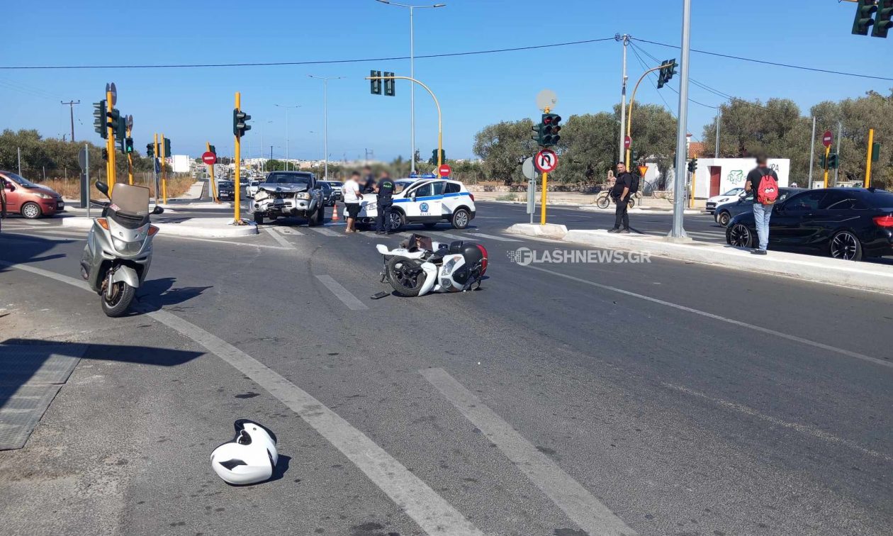 Σοβαρός τραυματισμός σε τροχαίο ατύχημα στα Χανιά